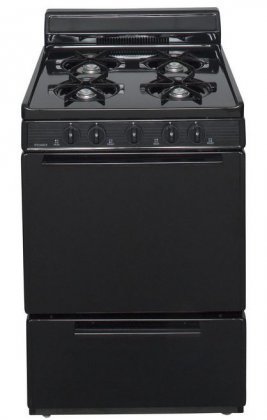 2.97 Cu. Ft. Gas Range Finish: Black