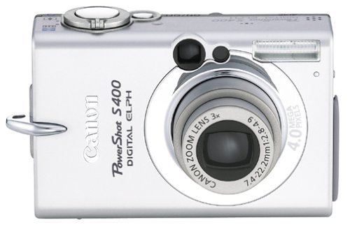 Canon PowerShot S400 4MP Digital Camera w/ 3x Optical Zoom N4 free