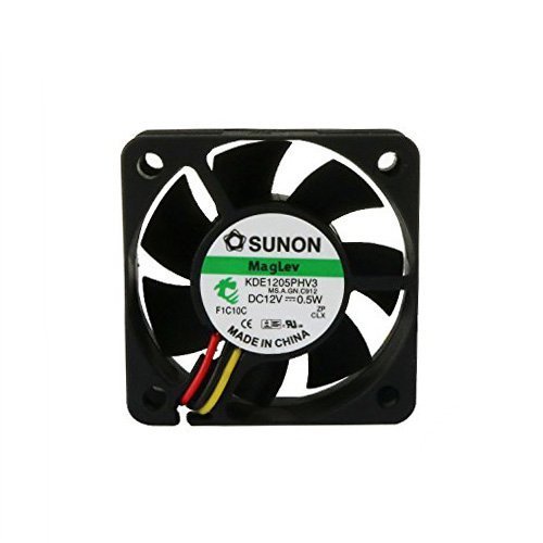 Swellder Sunon 50 mm Ultra Quiet Cooling Fan - 12 V - 10 CFM - 22 dB - KDE1205PHV3 - 3pins Tach Output N2