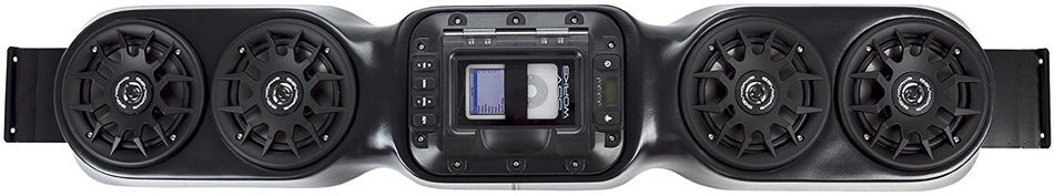 SSV Works WP-OU4 Stereo Speaker System Overhead Sound Bar for iPod or iPhone, fits Yamaha Rhino, Kawasaki Teryx...