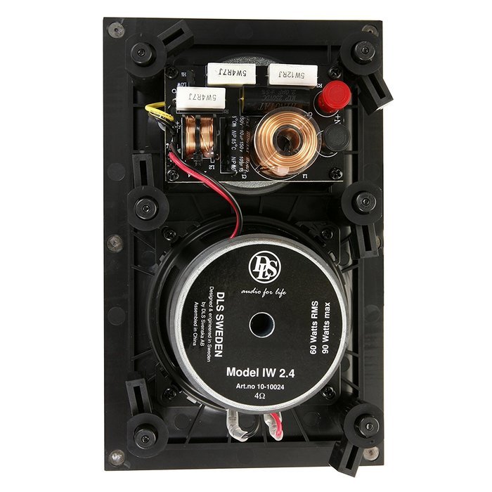 DLS IW 2.4 2-Way 4 Ohm 4" 90W In Wall Hi-Fi Home Theater Speaker System (pair) N2