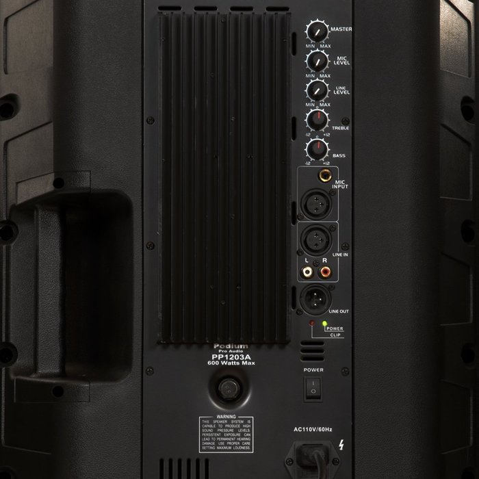 Podium Pro PP1203A Channel Powered Speaker Cabinet N5