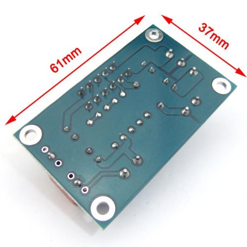 DROK&reg; HI-FI Digital Stereo Power Amp Circuit LM3886TF Small Audio Amplifier IC Mono 60W AC 20~28V N3