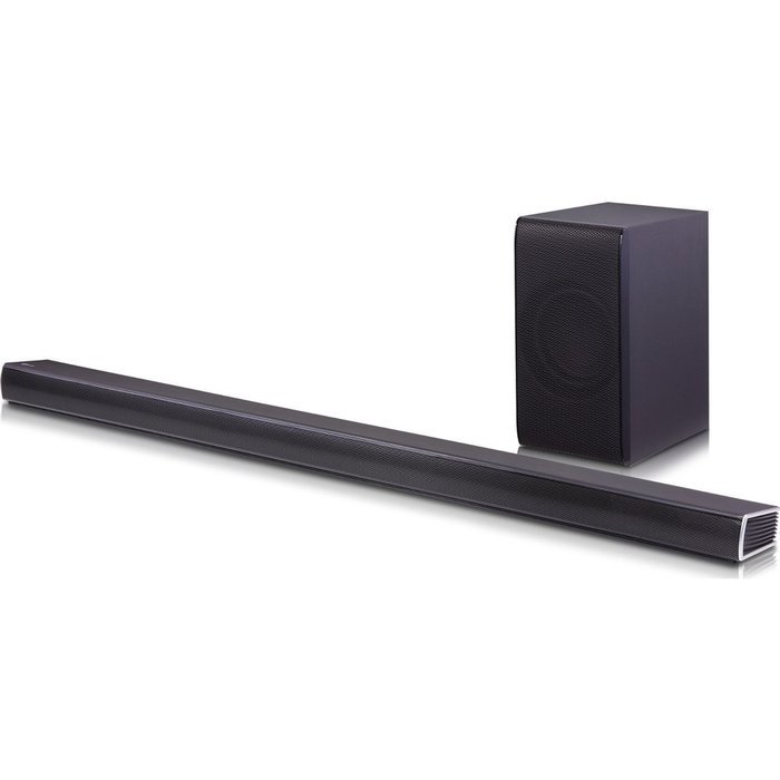 LG SH7B 360W 4.1ch Music Flow Wi-Fi Sound Bar with Wireless Subwoofer Bundle includes Sound Bar with Wireless... N4