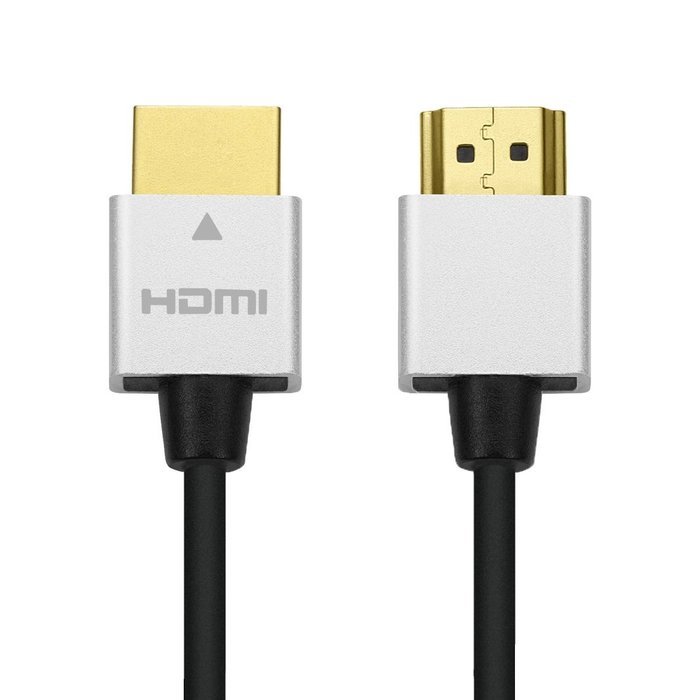 Perlegear 6' Ultra Slim HDMI Cable - High-Speed HDMI to HDMI Cable - Gold Plated Connectors - Ethernet / Audio...