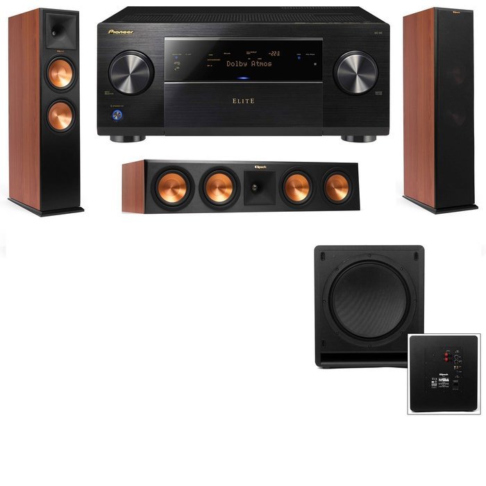 Klipsch RP-280F Tower Speakers CH -RP-450C-SW-112-3.1-Pioneer Elite SC-85