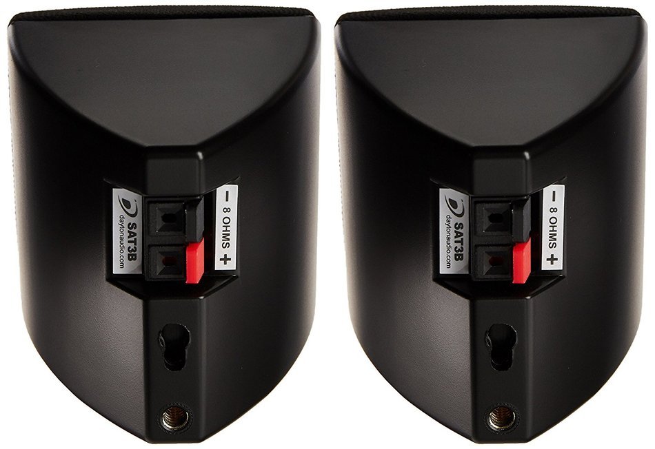 Dayton Audio SAT3B 3" Cube Speaker Pair (Black) N6