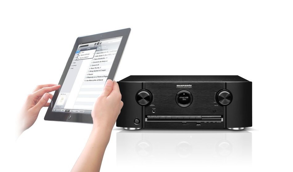 Marantz SR6008 7.2-Channel 1080P and 4K Ultra HD Pass Through, Networking Home Theater Receiver with AirPlay (... N9