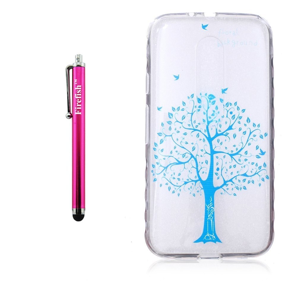 Moto G (3rd Gen) Case, Firefish Colorful Pattern TPU Durable Soft TPU Back [Soft-Flex] [Shock Absorption Technology... N412