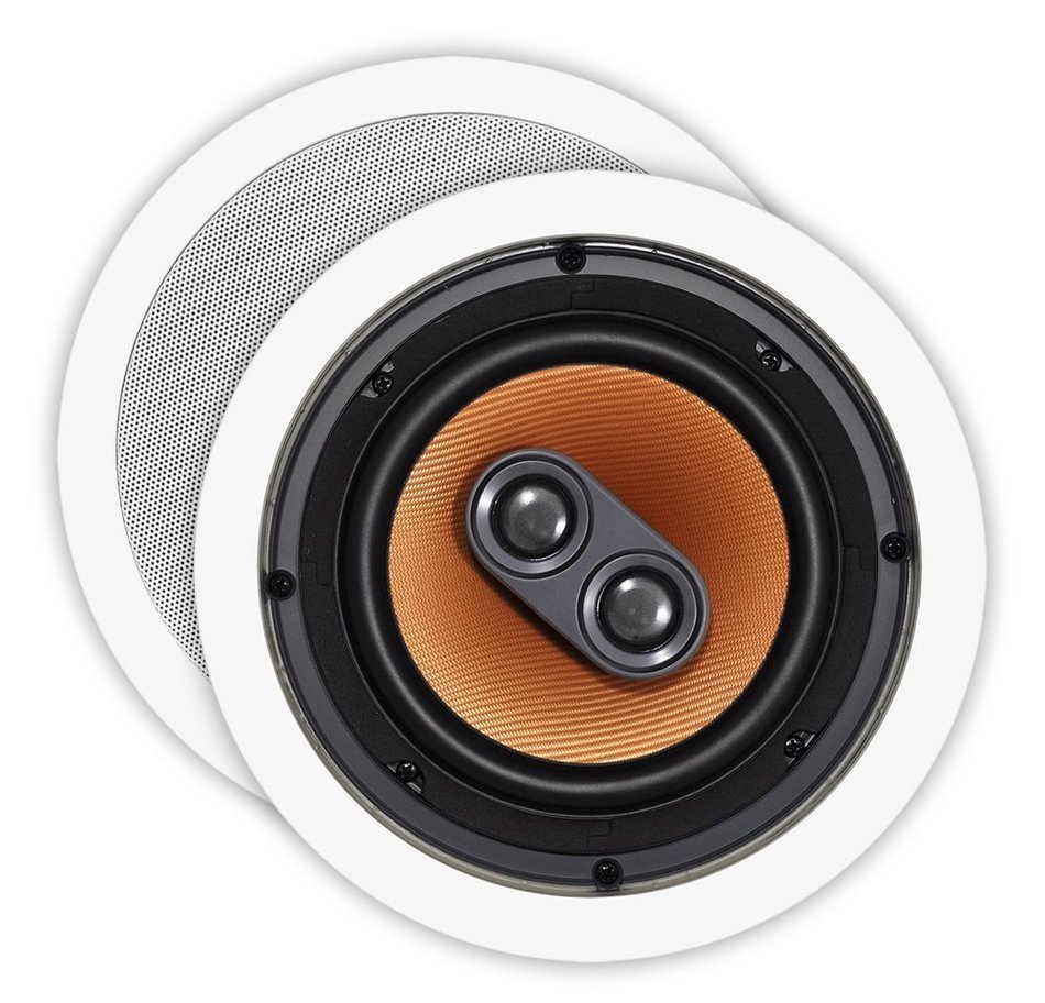 OSD Audio ICE840TT 8-inch 175-Watt Polypropylene Dual Voice Coil In-Ceiling Stereo Speaker, Single N9