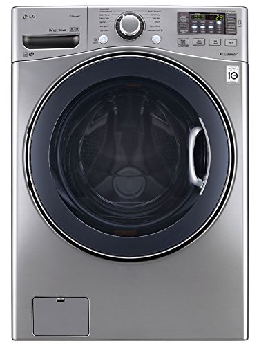 LG WM3570HVA 27-Inch Front-Load Washer with 4.3 Cubic Feet Capacity, Graphite Steel