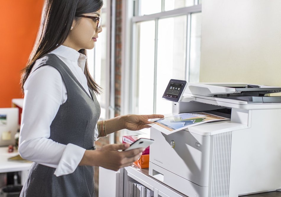 HP Laserjet Pro M477fdw Wireless All-in-One Color Printer, (CF379A) N4