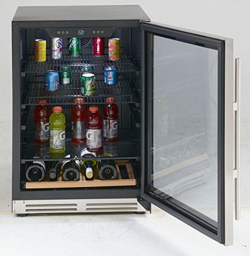 Avanti BCF54S3S 24" Designer Series Beverage Cooler, Black N3