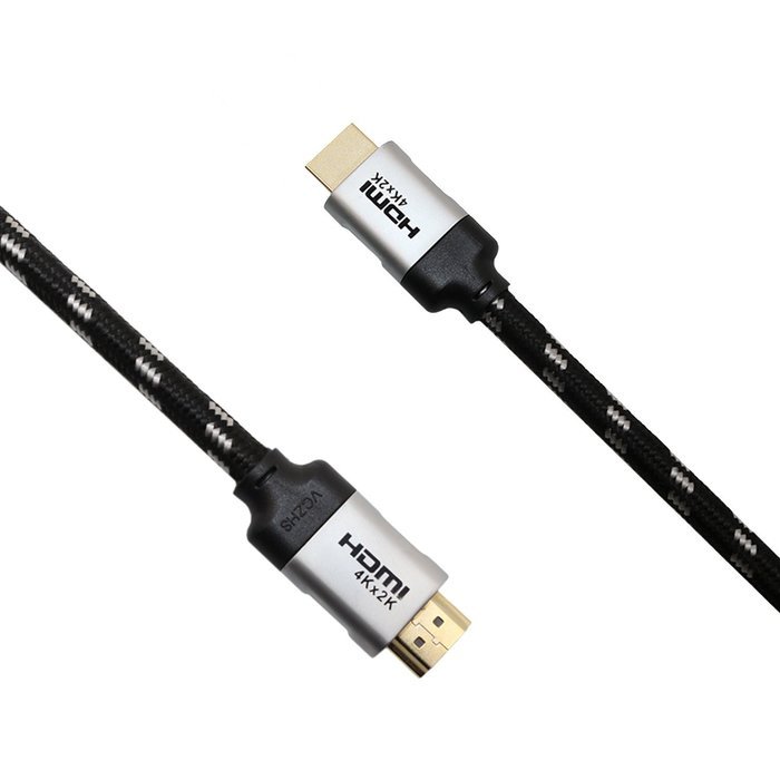 HDMI Cable -10Feet (3 Meters) HDMI2.0 - 26AWG Braided Cord - Gold Plated Connectors-High Speed Supports Ethernet... N3
