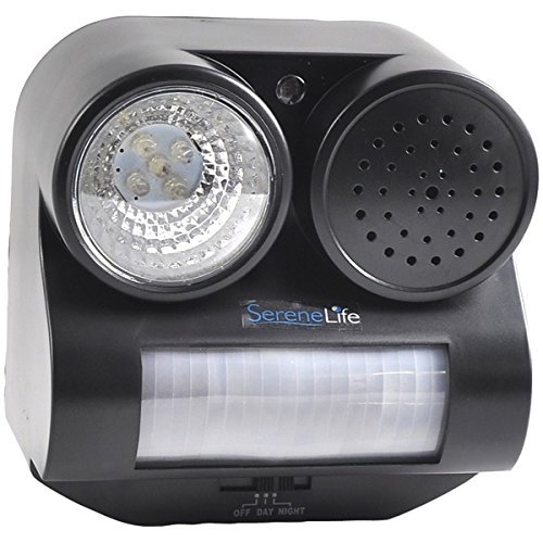 New SERENE-LIFE PSLBRP4 Sonic Bird & Bat Pest Repeller