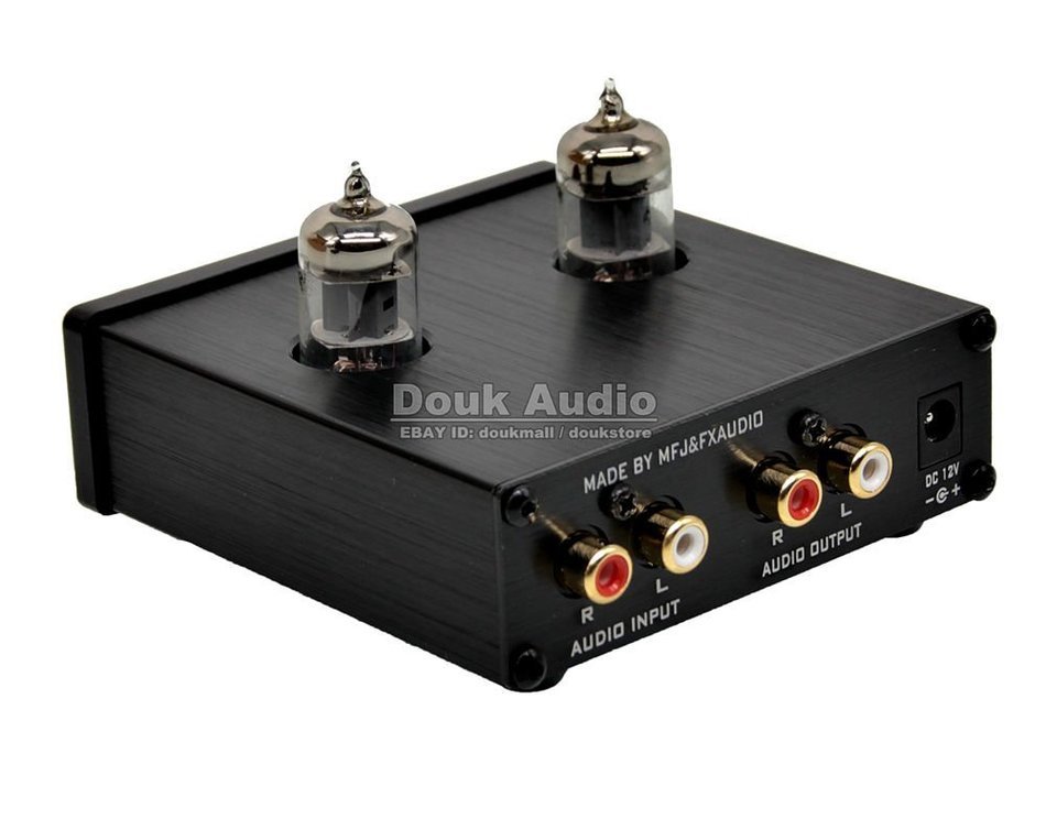 Douk Audio Mini 6J1 Valve & Vacuum Tube Pre-Amplifier Stereo HiFi Buffer Preamp N6