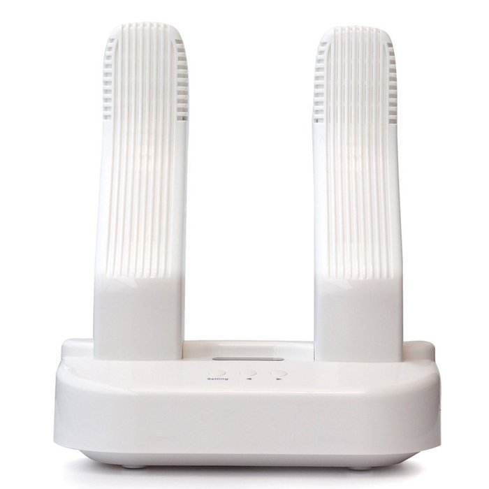 Infrared Sensing Shoes Sterilizer & Dryer - White - For Shoes, Boots, Helmet, Glooves and Socks N3