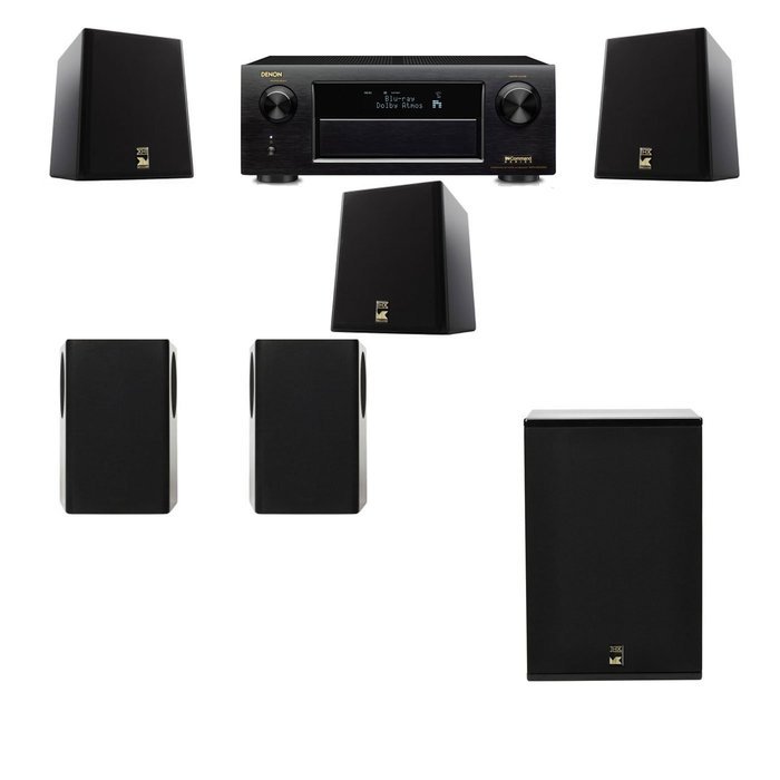 M&K Sound S150II Loudspeaker 5.1 X12 Denon AVR-X5200W