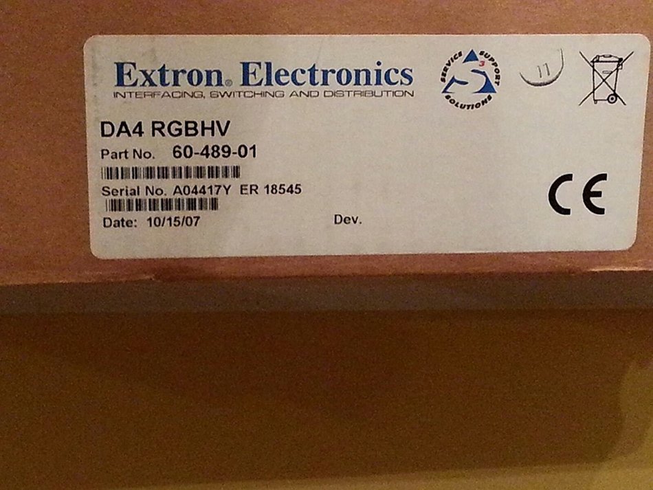 Extron DA RGB/YUV N2