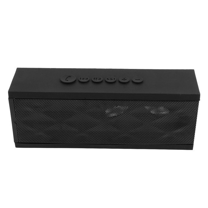 XC-X12 water cube 6key multi-functional voice bluetooth speaker -BLACK N4