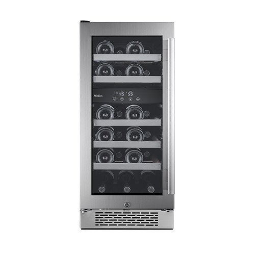 Avallon 23 Bottle 15" Dual Zone Built-In Wine Cooler - Left Hinge