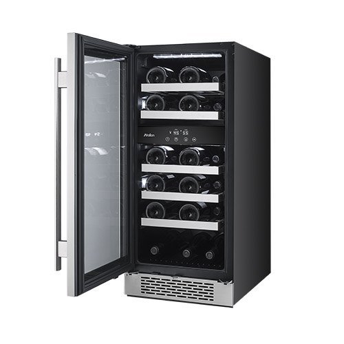 Avallon 23 Bottle 15" Dual Zone Built-In Wine Cooler - Left Hinge N2
