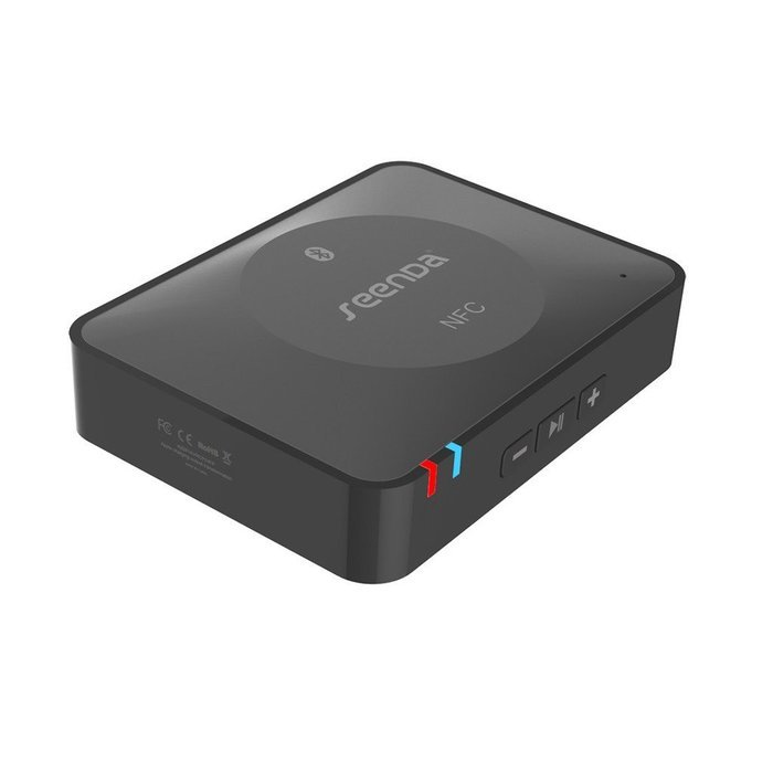 Generic Wireless Bluetooth Audio Music Streaming Receiver Adapter ABS Black N2