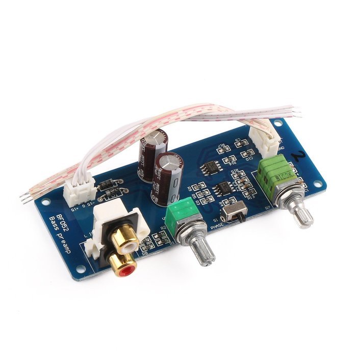DROKxae; OPA2132 Op-amp Subwoofer Low-pass Filter Circuit Board [Electronics] N5