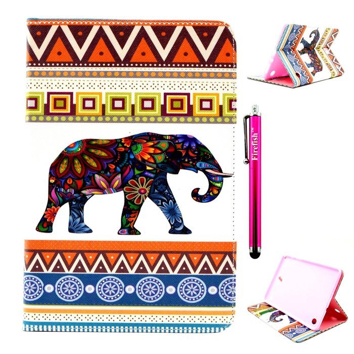 Tab A 9.7 Case, Firefish Kickstand Feature High Quality PU Leather Wallet with Card Slots Damage Resistance Case... N96