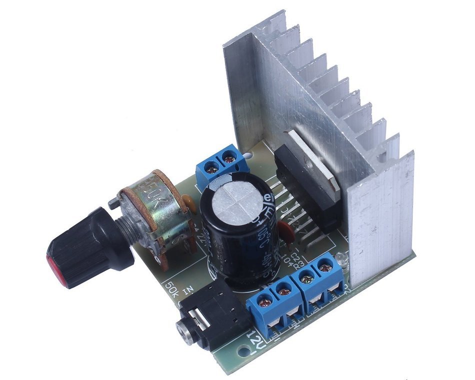 Icstation TDA7297 2X15W Stereo Audio AmplifIer Power Amp DIY Kits Volume Adjustable