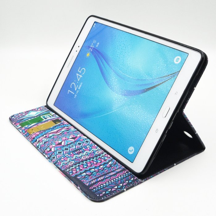Tab A 9.7 Case, Firefish Kickstand Feature High Quality PU Leather Wallet with Card Slots Damage Resistance Case... N102
