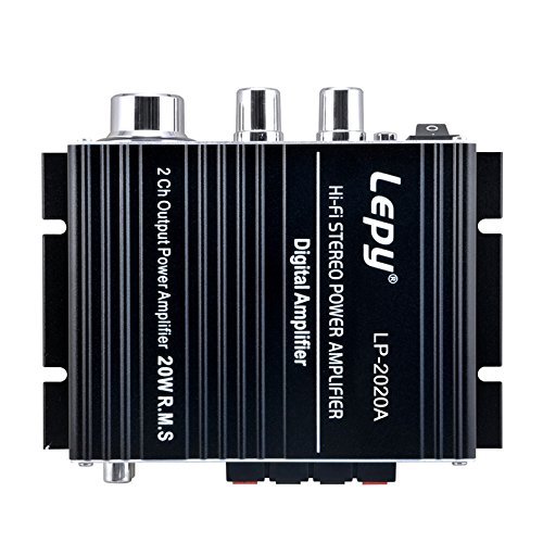 inextstation LP-2024A+ Hi-Fi Stereo Class-T Digital Audio Mini Amplifier with Power Supply