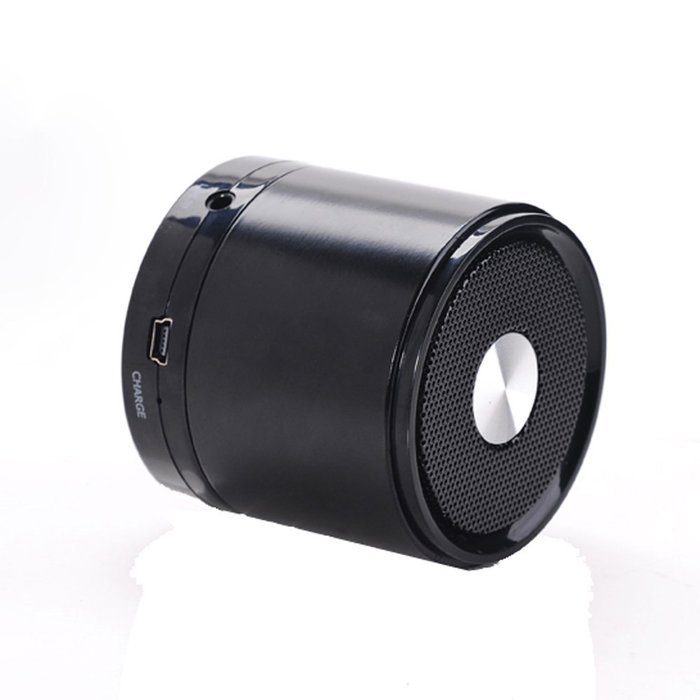 GENERIC Portable WIFI Bluetooth Sound BK 3.0 Built in 450 MAH Battery with Studio Conduction Function BLACK N4