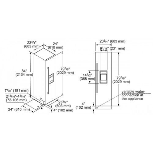 Thermador 24 In. Panel Ready Freezer Column - T24ID800RP N6