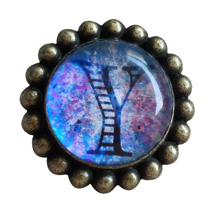 A.B Crew 42mm Antique Glass Cabinet Knobs Home Decor Cupboard Drawers Pulls Handles Unique Hardwares Fittings,... N5