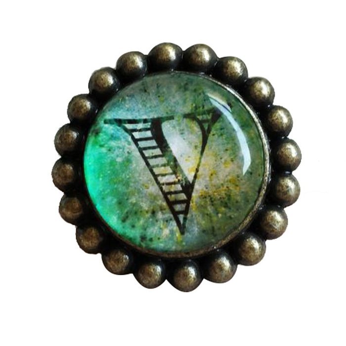 A.B Crew 42mm Antique Glass Cabinet Knobs Home Decor Cupboard Drawers Pulls Handles Unique Hardwares Fittings,... N6