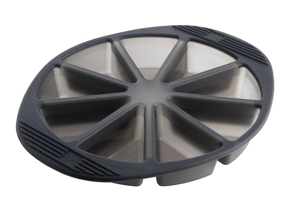 Mastrad A40314 Silicone Pre-Sliced Cake Pan Nine Cavit