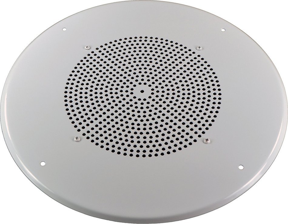 Commercial Paging & Background Music Ceiling 8" Speaker with 13" Metal Grill & 70V Transformer N3