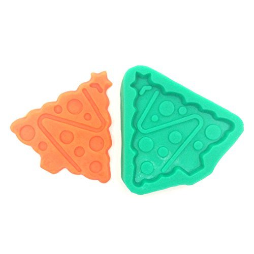 "Silicone Christmas Tree Cake Chocolate Jelly Biscuits Soap Mold DIY Baking Mould Kitchen Tool" shopping N6