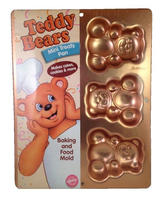 Wilton Irridescents Mini Teddy Bear Treats Cake Pan (2105-4948)