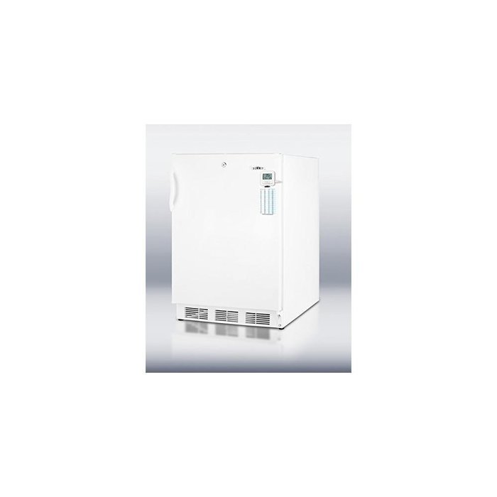 Summit CT66LPLUSADA Plus Series 24" ADA Compliant Refrigerator with 5.1 cu. ft. Capacity Factory Installed Lock...