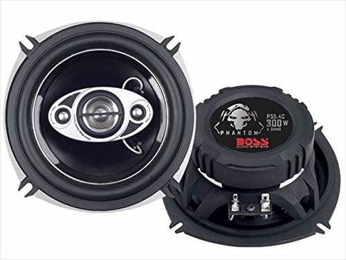Boss Audio P65.4C Phantom Series Speakers With Electroplate Injection Cone (6.5)