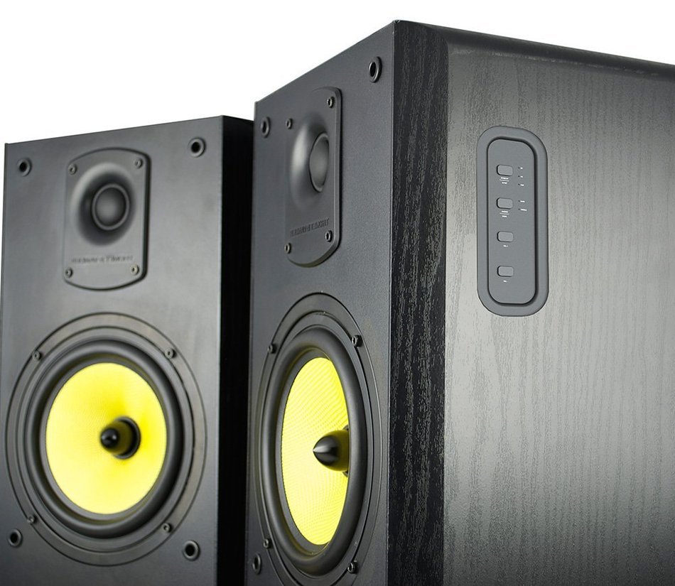 Thonet and Vander Koloss 2.0 800 Watts Wood Hi-Fi Bluetooth 4.0 Speakers with Integrated Amplifier, 3.5mm Stereo... N3