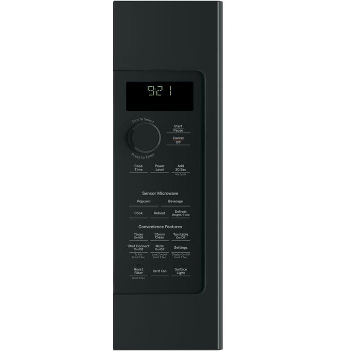 GE Profile Black Over-The-Range Microwave Oven