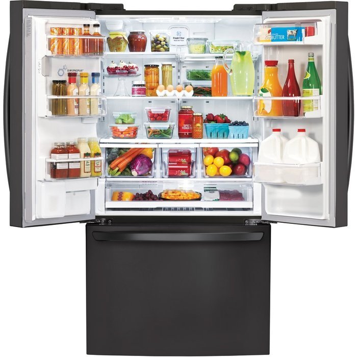 LG LFXS29626B 28.8 Cu. Ft. Black French Door Refrigerator Energy Star