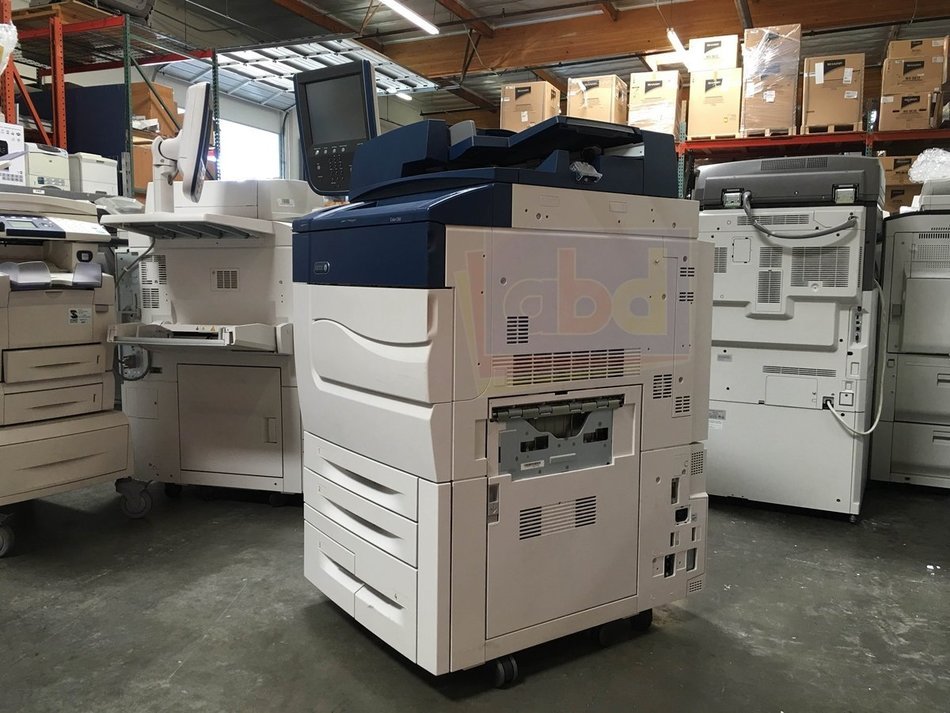 Refurbished Xerox Color C60 Tabloid-size Color Production Printer - 60 PPM, Copy, Print, Scan, Integrated Fiery... N5