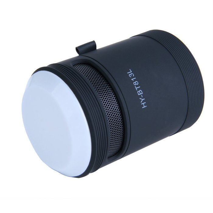 HY-BT813L Mini bluetooth speaker color LED light/TF card/Voice call/blurtooth speaker -BLACK N7