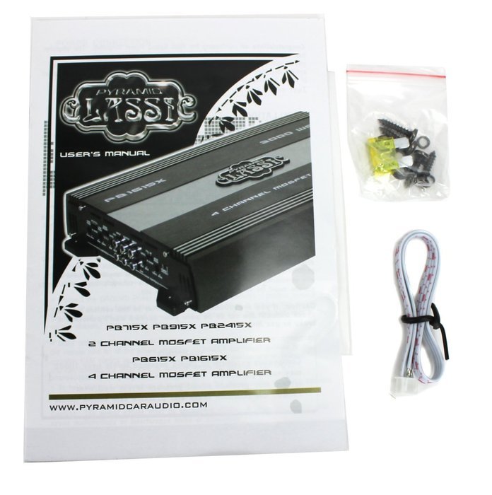 Pyramid PB715X 1000W 2-Channel Amplifier N8