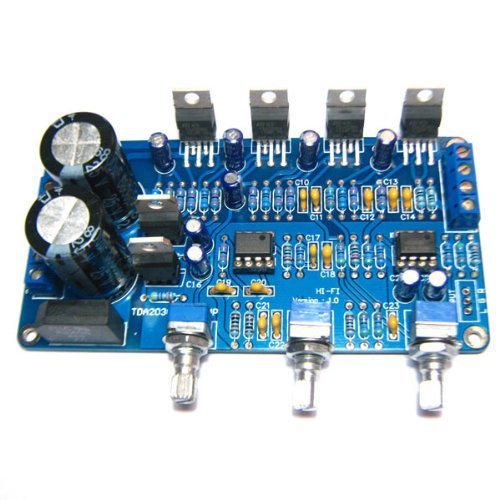 SMAKN&reg; TDA2030A 2.1 Stereo Audio Power Amplifier Finished Board N3