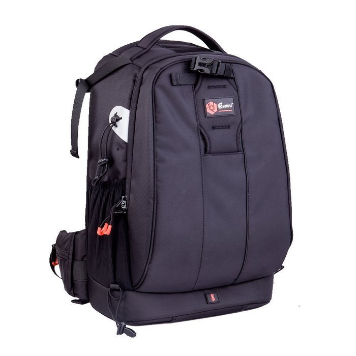 EIRMAI EMB-D2330-B SLR/DSLR Digital Camera Backpack Bag for Cameras and Accessories Black Vehicle Package